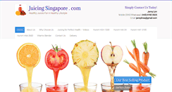 Desktop Screenshot of juicingsingapore.com