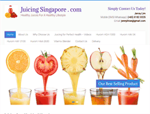 Tablet Screenshot of juicingsingapore.com